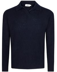 Altea - Open-Collar Sweater - Lyst