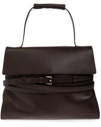 Moschino - Tie Me Buckle-Detail Tote Bag - Lyst