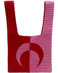 Marine Serre - Crochet Crescent Moon Shoulder Bag - Lyst
