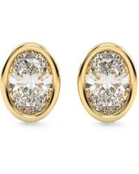 Diamond Essentials - Solitär-Ohrringe Mit Synthetischem Diamant - Lyst