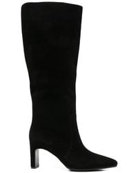ADRIANNA FERETTI - Pointed-Toe Suede Boots - Lyst