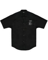Undercover - Katoenen Overhemd Met Logo Label - Lyst