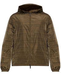 Emporio Armani - Veste Réversible À Logo Imprimé - Lyst