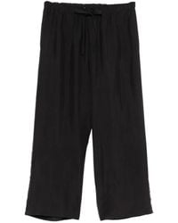James Perse - Washed Wide-Cuff Trousers - Lyst