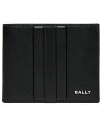 Bally - Portefeuille en cuir à logo imprimé - Lyst