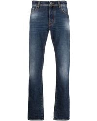 Jacob Cohen - Stonewashed Straight-leg Jeans - Lyst