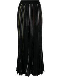 Sonia Rykiel - Striped Pleated Skirt - Lyst