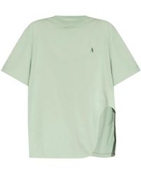 The Attico - Camiseta con logo bordado - Lyst