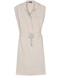 Lorena Antoniazzi - Belted Midi Shirt Dress - Lyst