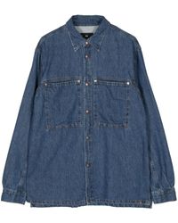 PS by Paul Smith - Button Up Denim Shirt - Lyst