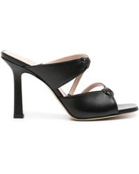 SCAROSSO - Zoe Strappy Leather Mules - Lyst