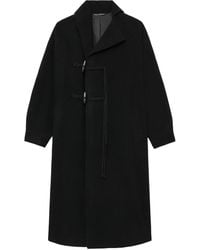 Y's Yohji Yamamoto - Manteau Long À Boutonnière - Lyst