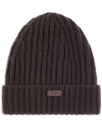 Tod's - Ribbed-Knit Beanie - Lyst