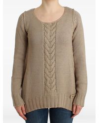 Roberto Cavalli - Cable-Knit Cotton Sweater - Lyst