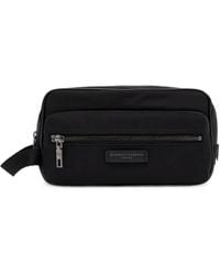 Gianni Chiarini - Leather-Trim Zip-Around Clutch Bag - Lyst