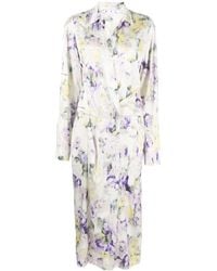 Off-White c/o Virgil Abloh - Kleid mit Blumen-Print - Lyst