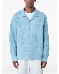 STORY mfg. - Greetings Overhemd Met Geborduurd Blad - Lyst