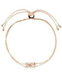 Suzanne Kalan - 18kt Yellow Gold Pulley Diamond Bracelet - Lyst