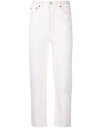 RE/DONE - 70S Stove Pipe Straight-Leg Jeans - Lyst