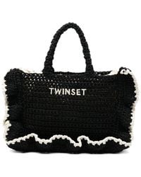 Twinset - Ruffled Tote Bag - Lyst
