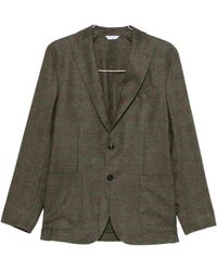 Boglioli - Check-Pattern Notched-Lapel Jacket - Lyst
