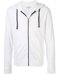 james perse zip moletom com capuz