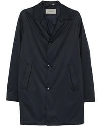 Canali - Buttoned Single-Breasted Coat - Lyst