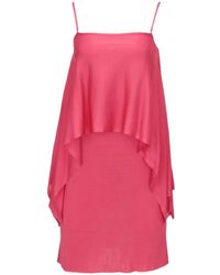 Tom Ford - Robe Courte À Fines Bretelles Et Effet De Superposition - Lyst