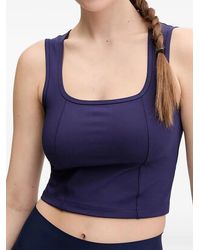 Casall - Edge Seam-Detail Cropped Top - Lyst