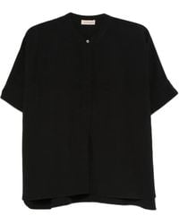 Blanca Vita - Button-Fastening Short-Sleeve Shirt - Lyst