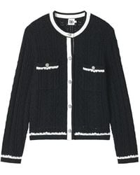 B+ AB - Cardigan À Bords Contrastants - Lyst
