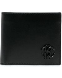 Roberto Cavalli - Logo-plaque Leather Wallet - Lyst