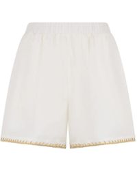 RED Valentino - Elasticated-Waistband Shorts - Lyst
