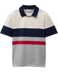 Versace - Striped Cotton-Jersey T-Shirt - Lyst