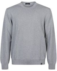 Fay - Jersey Con Cuello Redondo - Lyst