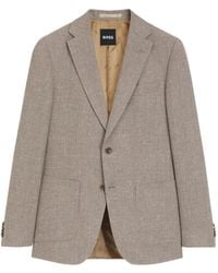 BOSS - Slim-Fit Single-Breasted Blazer - Lyst