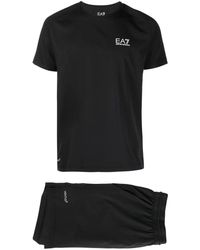 EA7 - ロゴ ショートパンツ セットアップ - Lyst