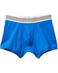 Versace - Ribbed Cotton-Jersey Trunks - Lyst