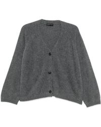 Le Petite Pulle - V-Neck Button-Up Cardigan - Lyst