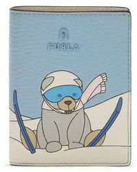 Furla - Small Camelia Skiing-Bear Leather Wallet - Lyst