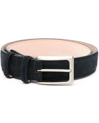 N.Peal Cashmere - Buckled Suede Belt - Lyst