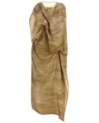 Uma Wang - Alex Draped Printed Dress - Lyst