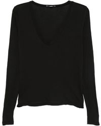 James Perse - Camiseta con cuello en V - Lyst