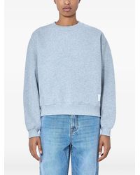 Rohe - Crew Neck Ribbed-Trim Sweatshirt - Lyst