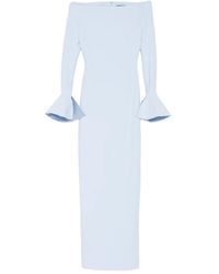 Solace London - Anica Bell-Sleeve Maxi Dress - Lyst