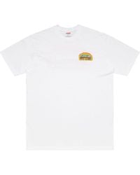 plain white supreme shirt