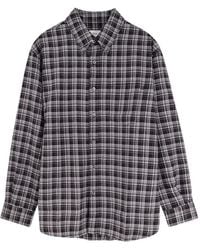 DUNST - Camisa A Cuadros Con Botones - Lyst