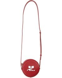 Courreges - Reedition Circle Leather Shoulder Bag - Lyst