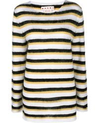 Marni - Brushed Striped Jumper - Lyst