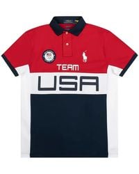Polo Ralph Lauren - Team Usa-Print Polo Shirt - Lyst